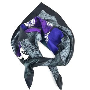 Vintage Accessories - EUC Picasso Print Large Satin Scarf 36x36 Vintage Accessories - EUC Picasso Print Large Satin Scarf 36x36